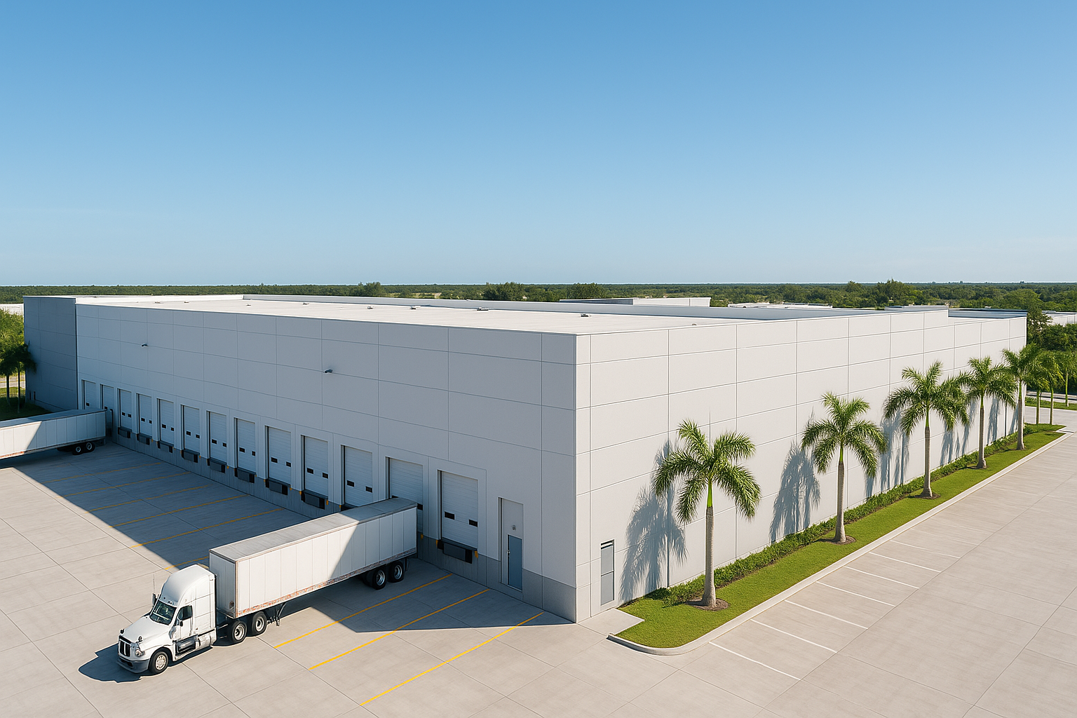 Modern warehouse facility